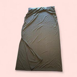 🖤 Old Navy Black Ruched Maxi Skirt | (L)